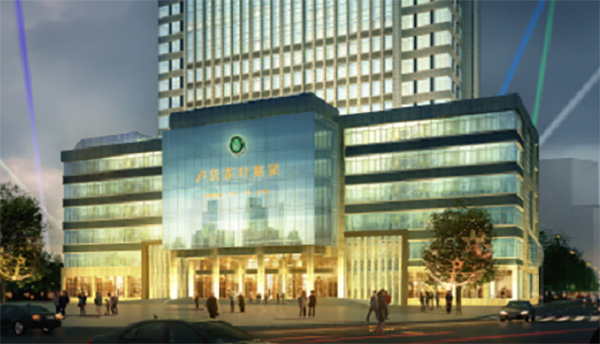 信阳卢氏茶叶大厦亮化工程